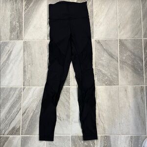 Lululemon Black Leggings with mesh